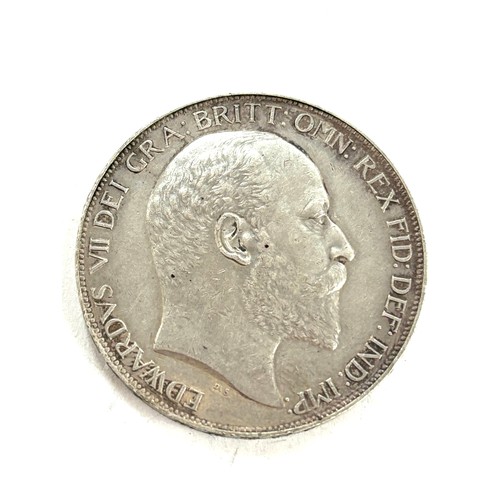 546 - Edward VII silver crown 1902