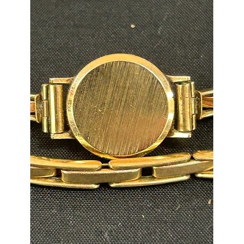 498 - Ladies 9ct gold faced rotary wrist watch