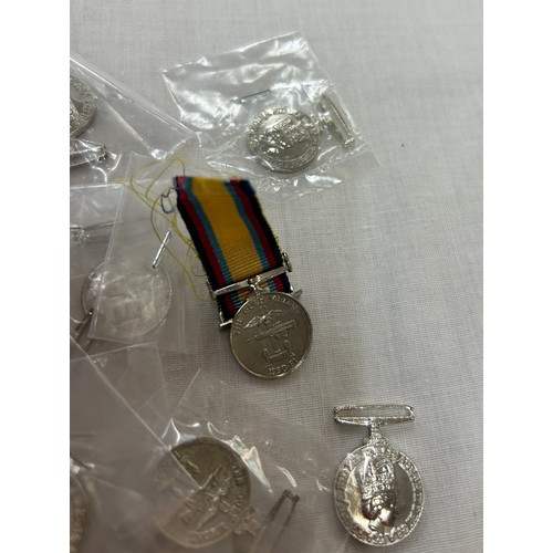 575 - Dealers lot - 50 miniature Gulf War medals.