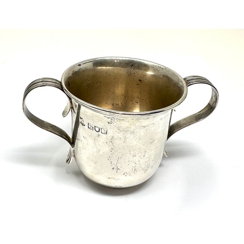 66 - Vintage silver loving cup London silver hallmarks weight 96g by goldsmiths & silversmiths regent st