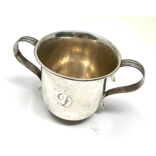 66 - Vintage silver loving cup London silver hallmarks weight 96g by goldsmiths & silversmiths regent st