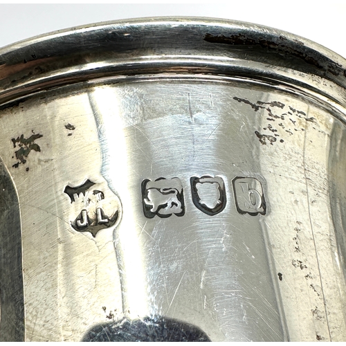 66 - Vintage silver loving cup London silver hallmarks weight 96g by goldsmiths & silversmiths regent st