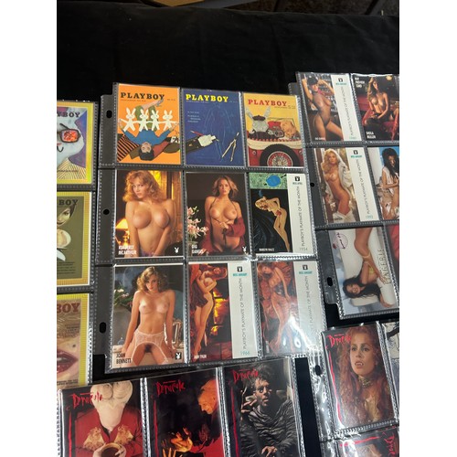 6 - Selection of adult content collectors cards to include PlayBoy,  California Dreaming etc