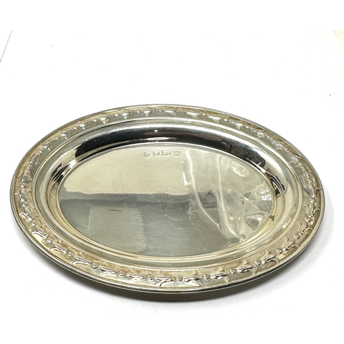 76 - Vintage silver  pin dish weight 35g