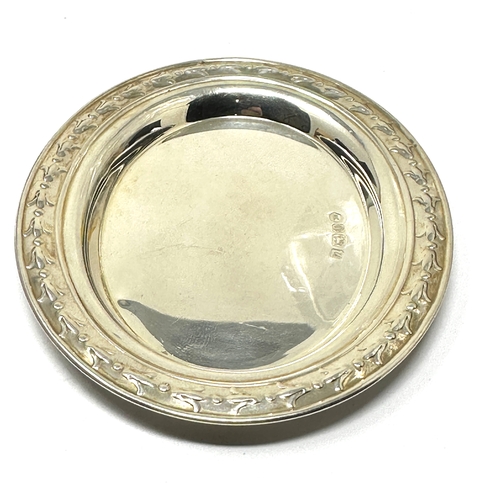 76 - Vintage silver  pin dish weight 35g