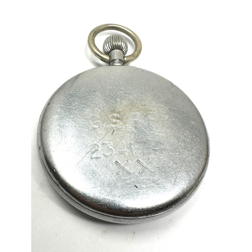 287 - ww2 military jaeger le coultre pocket watch