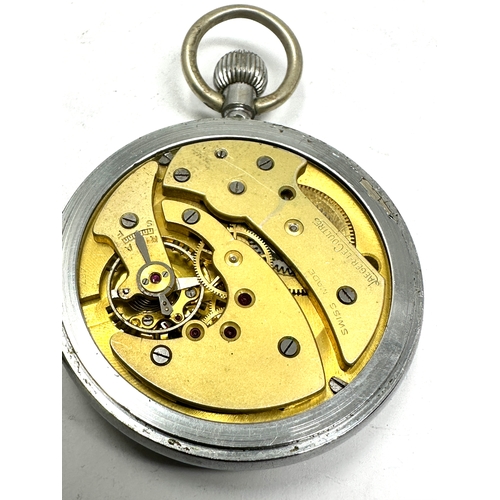 287 - ww2 military jaeger le coultre pocket watch