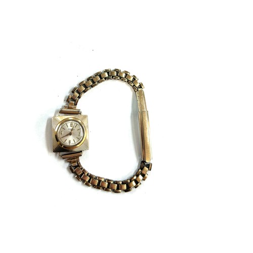 430 - Vintage gold cased Roamer ladies wrist watch