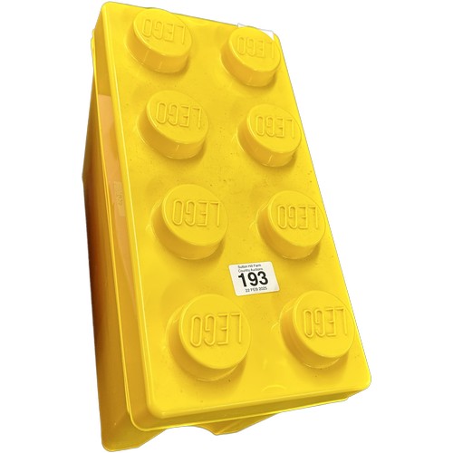 193 - 2 lego brick storage boxes