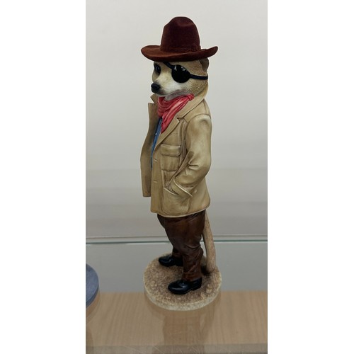 397 - Two Country Artist Meerkat figures to include ' Florence CA04241' and ' Duke CA04275' tallest measur... 