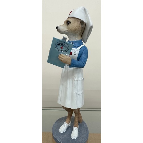 397 - Two Country Artist Meerkat figures to include ' Florence CA04241' and ' Duke CA04275' tallest measur... 