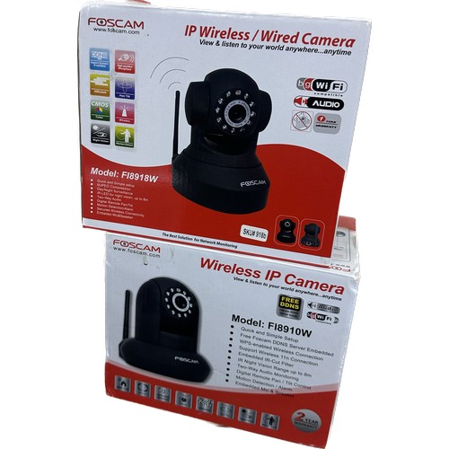 125 - Selection of boxed security equipment items to include a ' Wireless Smart Home Security Camera syste... 