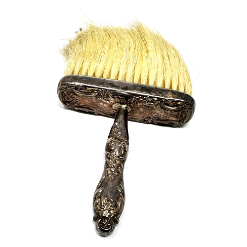 26 - Antique silver crumb brush