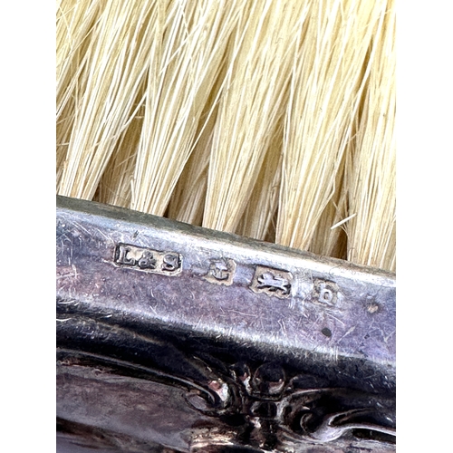 26 - Antique silver crumb brush