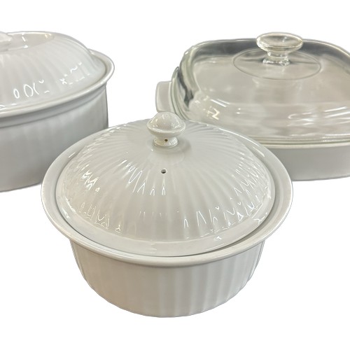 68 - Three vintage cooking pots includes Royal Worcester