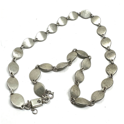 187 - Vintage silver necklace weight 52g length 49cm
