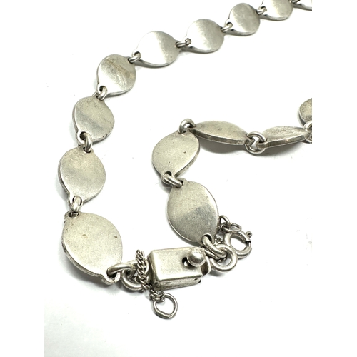 187 - Vintage silver necklace weight 52g length 49cm