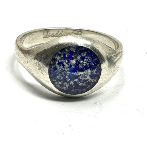 188 - 4 vintage silver stone set rings weight 25g