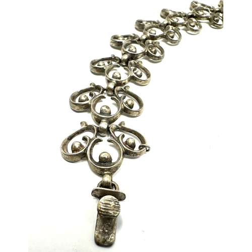 194 - Vintage continental silver bracelet makers SP