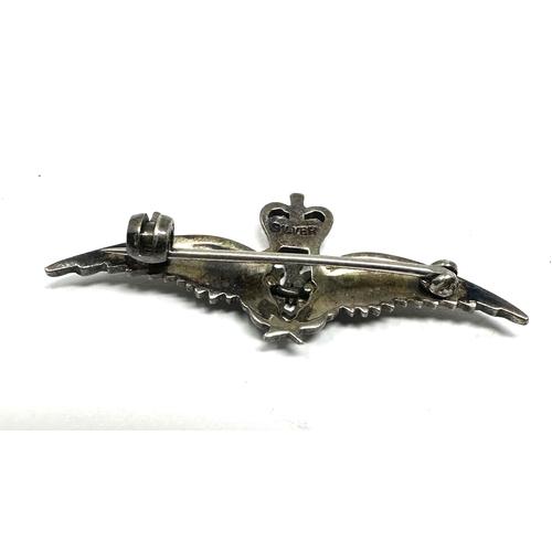211 - Vintage R.A.F silver & enamel sweetheart brooch