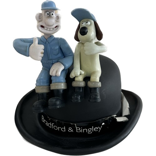 62 - Two Bradford and Bingley Wallace and Gromit money boxes, 1 new in box