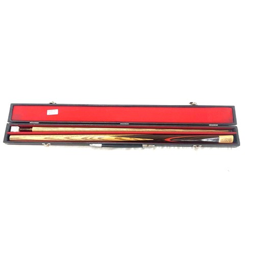 153 - Cased Riley snooker cue