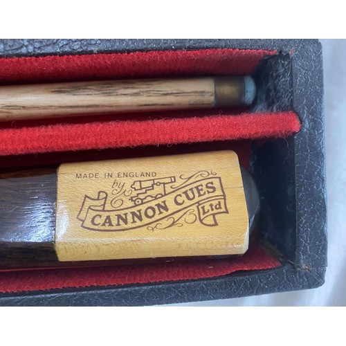 153 - Cased Riley snooker cue