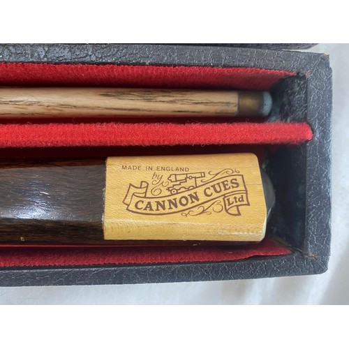 153 - Cased Riley snooker cue