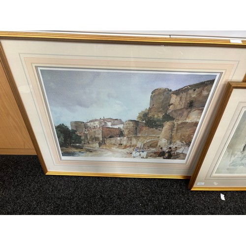 159 - Two large framed Russel Flint Limited Edition prints largest measures approximately