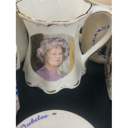 141 - Large selection of Royal Coronation items to include goblets, mugs, a tray, tankards etc