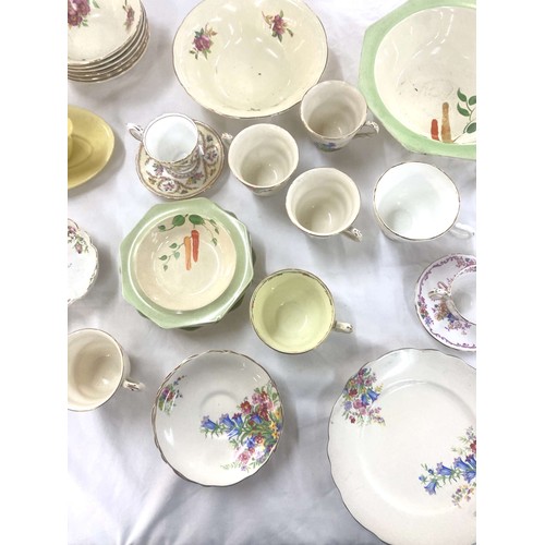 146 - Large selection of assorted porcelain miscellaneous to include several vintage part tea services, Ro... 