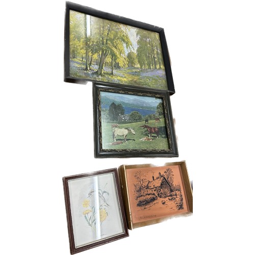 155 - Selection of assorted framed prints and pictures largest measures approximately 12 inches tall x 16 ... 