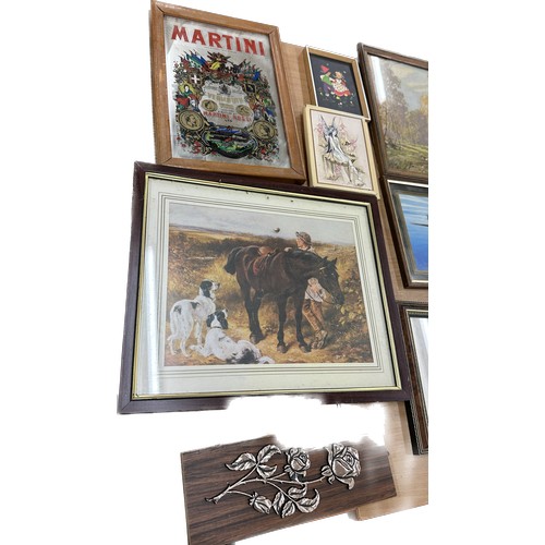 155 - Selection of assorted framed prints and pictures largest measures approximately 12 inches tall x 16 ... 