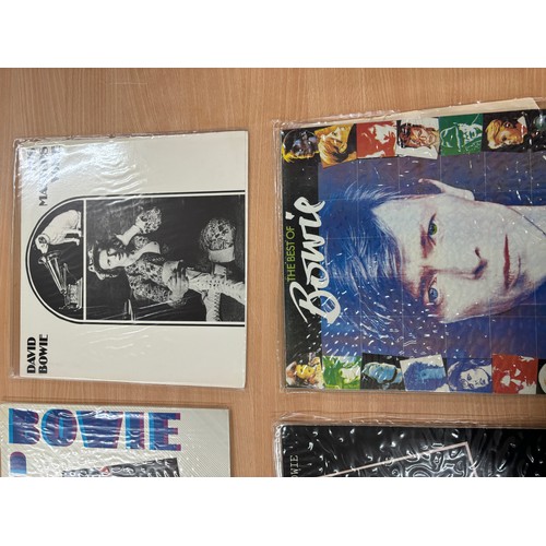 13 - Selection of 5 David Bowie records to include sound vision, Best of Bowie, Subway etc