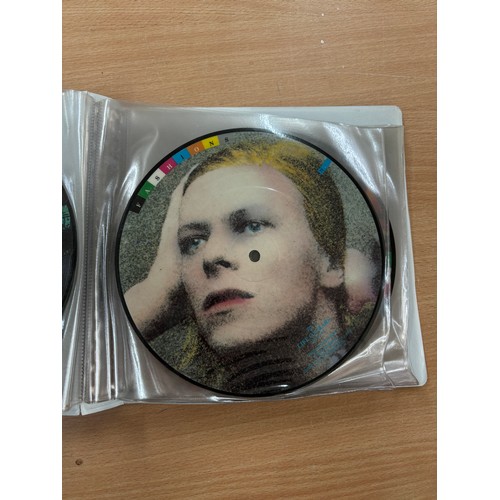 65 - Album of 10 David bowie picture disks