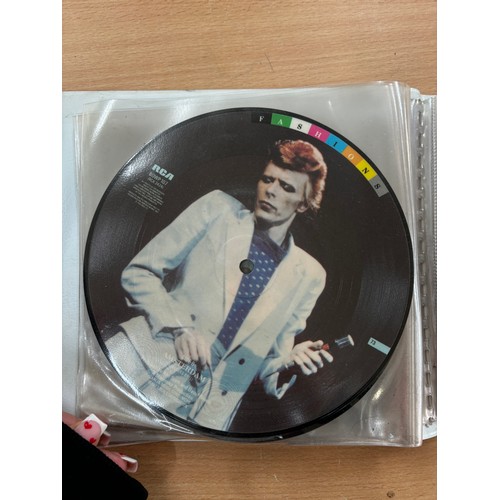 65 - Album of 10 David bowie picture disks