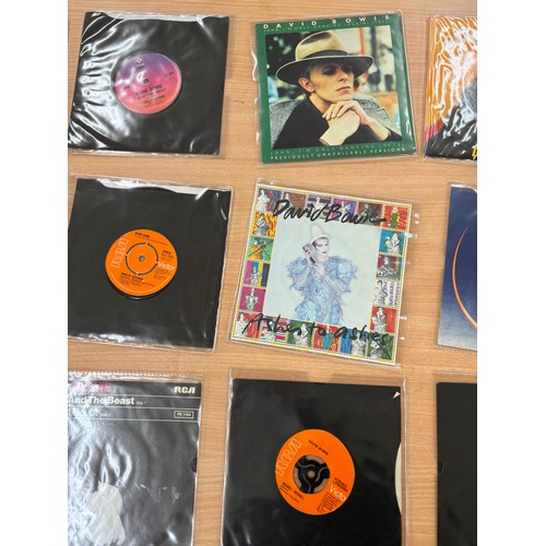 39 - 12 David Bowie singles to includes Fashion, Scary Monsters, Jean Genie etc