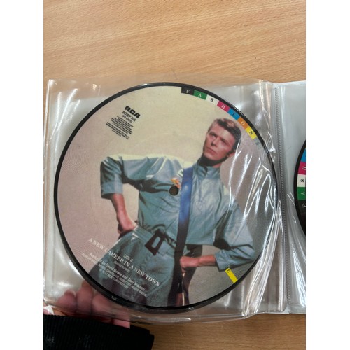 65 - Album of 10 David bowie picture disks