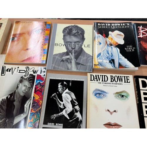 144 - Selection of Bowie books, tour programmes etc