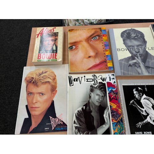 144 - Selection of Bowie books, tour programmes etc