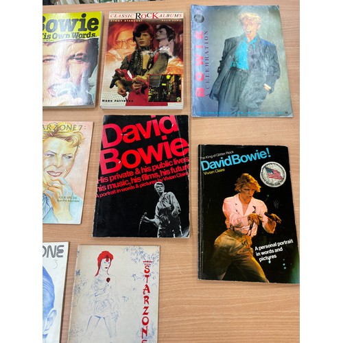 30 - Selection of Rare Bowie Starzone magazines and vintage books etc