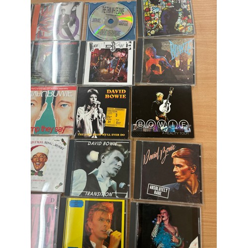 16 - Selection of assorted David Bowie CDs