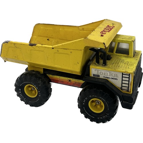 5 - Vintage Mighty Tonka Loader Metal Dump Truck