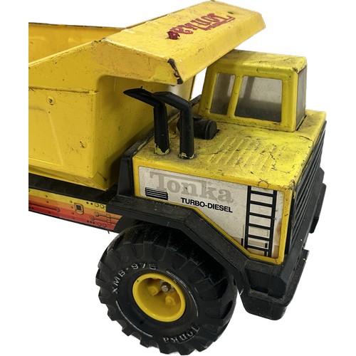 5 - Vintage Mighty Tonka Loader Metal Dump Truck