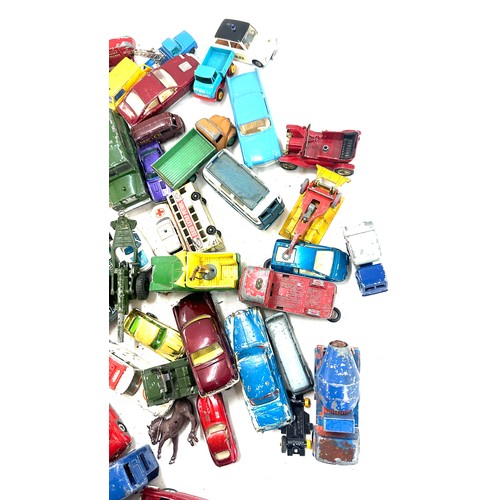 6 - Selection of assorted vintage die cast cars to include Corgi, Dinky and Matchbox