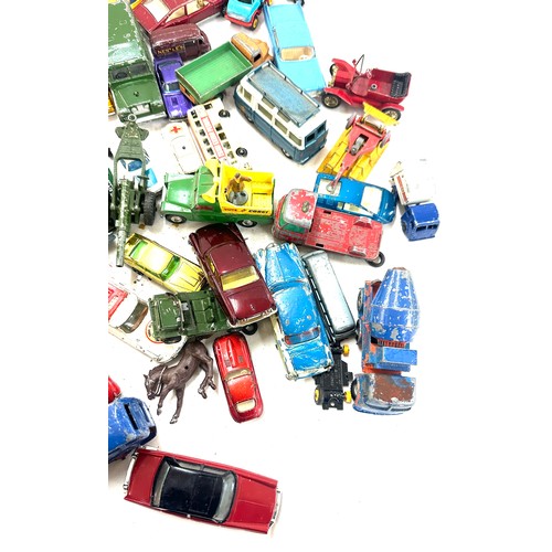 6 - Selection of assorted vintage die cast cars to include Corgi, Dinky and Matchbox