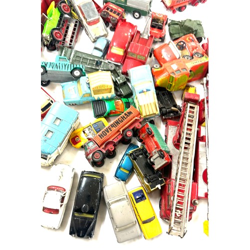 17 - Selection of assorted vintage die cast cars to include Corgi toys