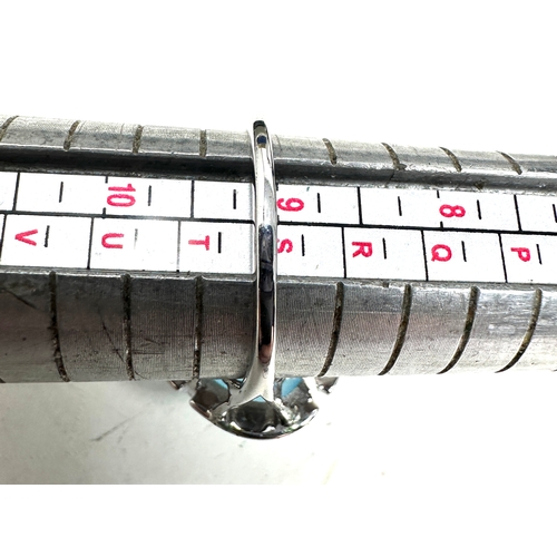 216 - Gempopria Blue Chalcedony Ring in Sterling Silver 12.51cts with c.o.a