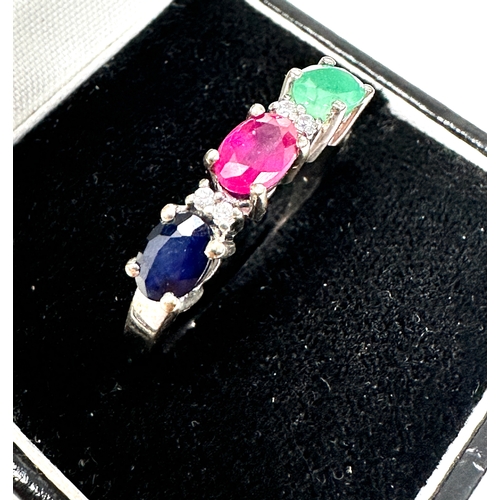 219 - Gemporia Kaleidoscope Gemstones Ring in Sterling Silver 1.82cts with C.O.A