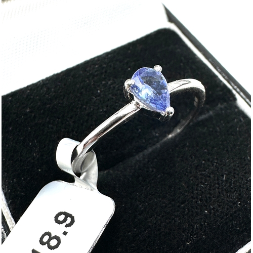 221 - Gemporia Tanzanite Ring in Sterling Silver 0.36cts with c.o.a